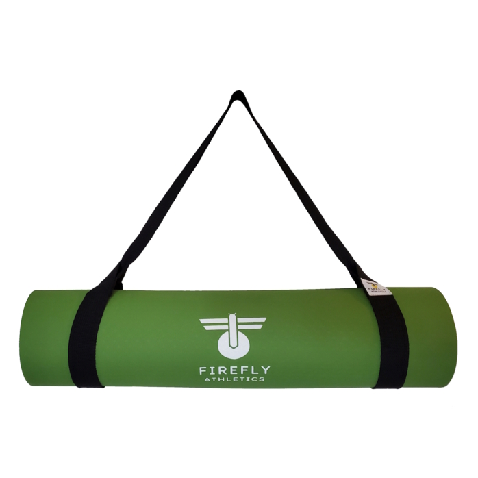 Lightweight & Eco-friendly Yoga Mat with Carrying Strap – Firefly Athletics